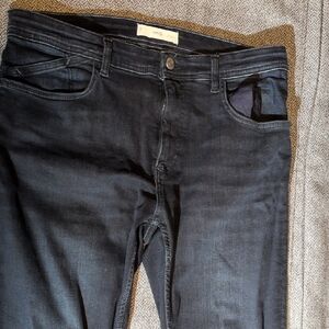Mango Men's Dark Blue Skinny Jeans